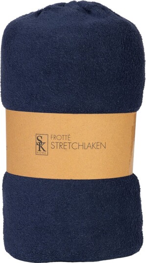 SK Home Frotte stretchlaken 120x200 Marine 120x200