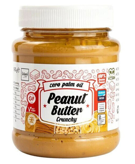 Skinny Food 100% Peanuttsmør - Crunchy 350g
