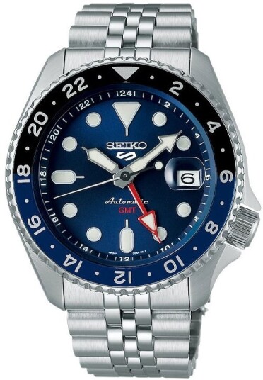 Seiko 5 Sports Herreklokke SSK003K1 Blå/Stål Ø42.5 mm