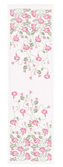 Ekelund Åkervinda bordløper 35x120 cm rosa
