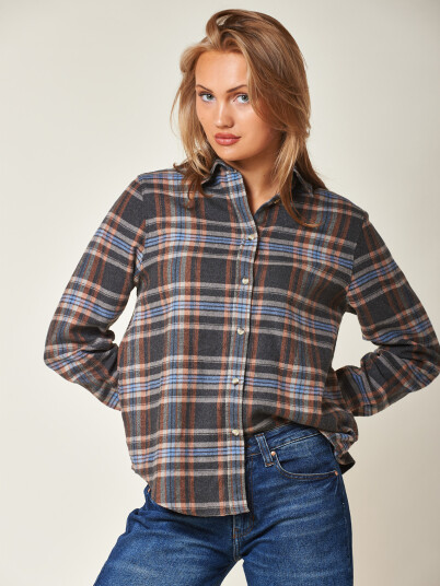 Arnie Says Arc Muted Tartan Grå XS