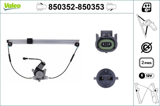 Vindusheis VALEO 850352