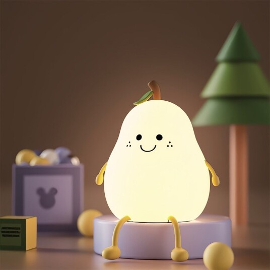 MOCHI Pære Nattlampe til Barn Silikon fargeskift + varmhvit Dimbar : Dimbar Kulør : RGB + Varm Hvit