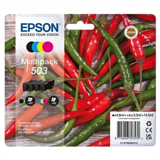 Epson Originale Blekkpatroner Epson 503 Flerfarget Epson Originale Blekkpatroner Epson 503 Flerfarget