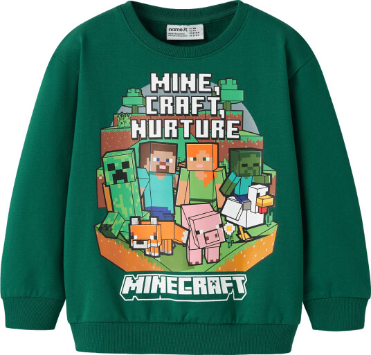 Name It Nmmsoren Minecraft Nreg Sweat Bru Bfu Green 110 Name It Nmmsoren Minecraft Nreg Sweat Bru Bfu Green 110