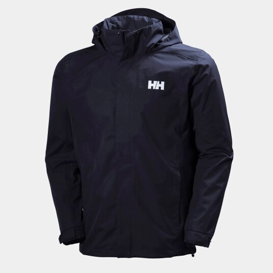 Helly Hansen Herre Dubliner Shell Regnjakke Marineblå Svart 3XL Helly Hansen Herre Dubliner Shell Regnjakke Marineblå Svart 3XL
