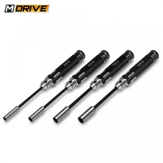 M DRIVE Hex/Nut Driver Tool Set   4 5.5 7 & 8mm