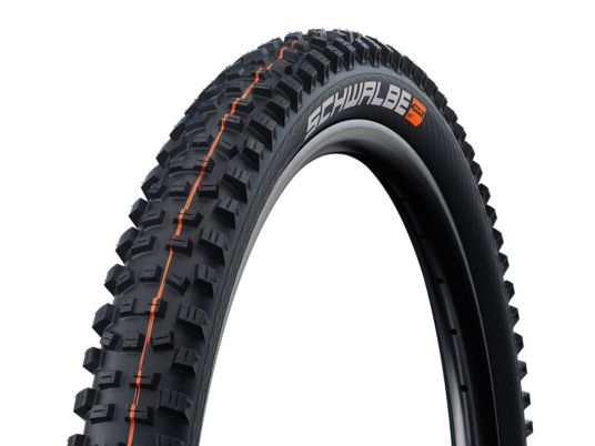 Schwalbe Hans Dampf Evo Folding Tire (60-622) Black, Addix Speedgrip, Hookless:Compatible, Super Trail, Psi