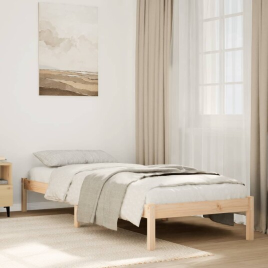 Ekstra lang sengeramme uten madrass 100x220 cm heltre furu
