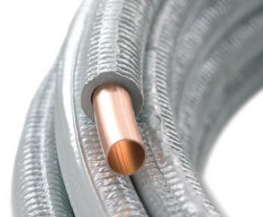 25 meter Wicu flexrør (blødt) m/isolering 18 mm