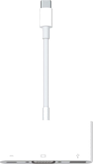 Apple USB-C VGA Multiportadapter Hvit 1920x1080
