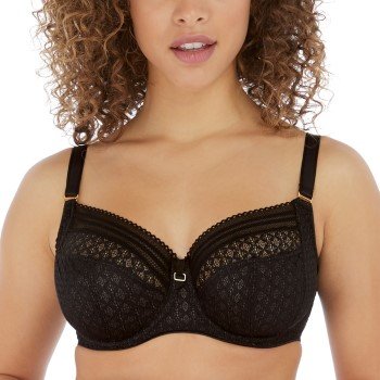 Freya BH Viva Underwire Side Support Lace Bra Svart polyamid L 65 Dame Freya BH Viva Underwire Side Support Lace Bra Svart polyamid L 65 Dame