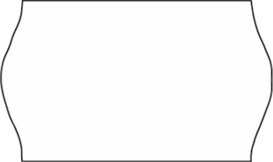 Prisetiket Meto Non.Perm. 32X19mm Hvid Rulle A 1000 Etiketter 30 Stk.