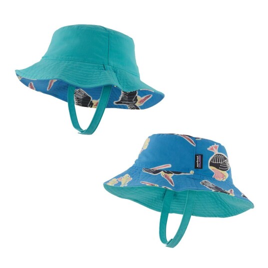 Patagonia Baby Sun Bucket Hat Vessel Blue 3-6M Patagonia Baby Sun Bucket Hat Vessel Blue 3-6M