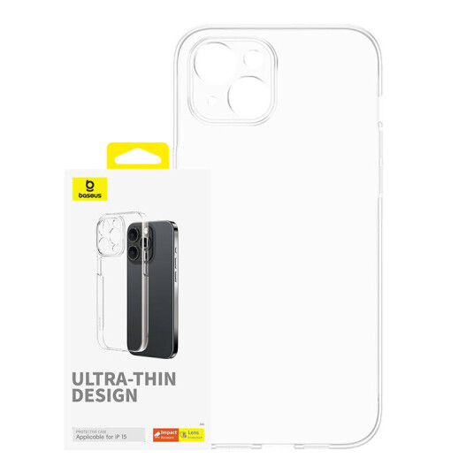 Baseus Phone Case for iPhone 15  OS-Lucent Series (Clear)