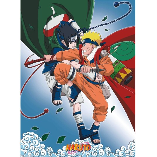 Naruto Plakat 52 x 38 cm Naruto vs Sasuke