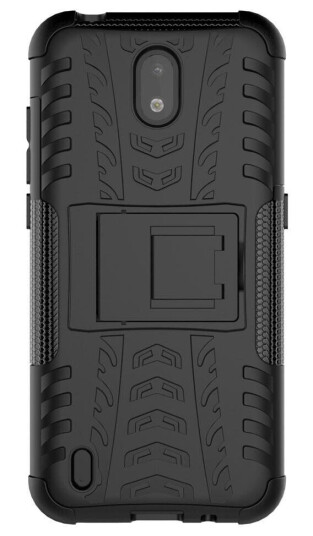 INCOVER Nokia 1.3 Cool Tyre Håndverker Deksel m. stativ - Sort INCOVER Nokia 1.3 Cool Tyre Håndverker Deksel m. stativ - Sort