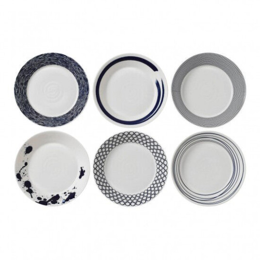 Royal Doulton Pacific dyp tallerken 6 deler 22 cm