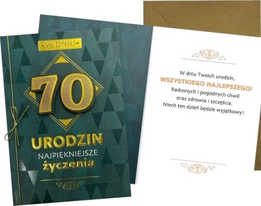 Yeku Pass B6 Bursdag 70 Menn