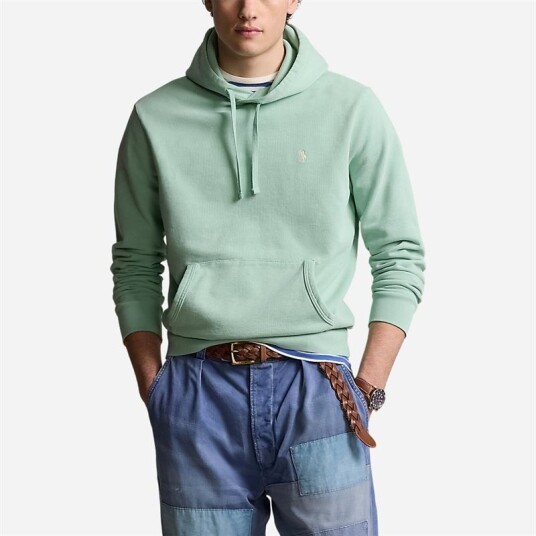 Ralph Lauren Loopback Fleece Hoodie - Celadon Grønn S Ralph Lauren Loopback Fleece Hoodie - Celadon Grønn S