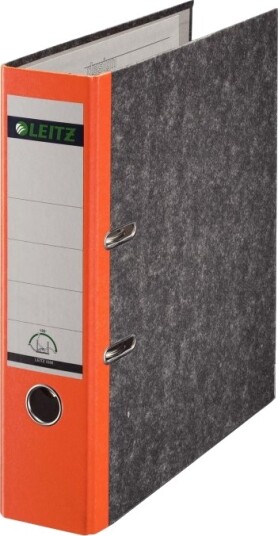 Leitz 180° Hevarmbuefil Bokryggbredde: 80 Mm For A4 210 X 297 Mm Kapasitet: 600 Ark Oransje