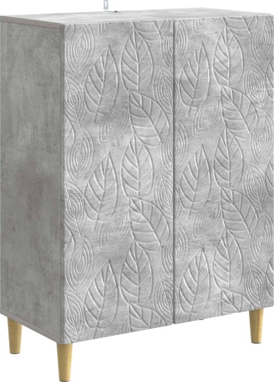  Serviesskap Betonggrå 66 x 34,5 x 90 cm Konstruert tre