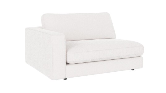 Rowico Home Duncan 1,5 seters ende V Hvit Bobby 1 129 x 103 x 78 cm Hvit