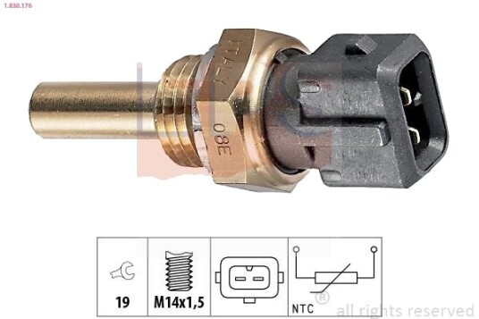 Sensor, motortemperatur EPS 1.830.176