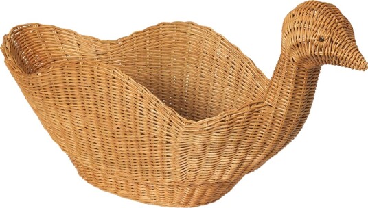 Ferm Living Bird oppbevaringskurv 40x28,5x74 cm Natural