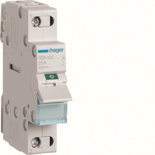 Hager Modular switch 1-pole 25a (3250615510082)