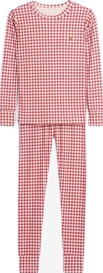 GAP Gingham Long Underwear From The Gap Collection FS RED GINGHAM 80/86