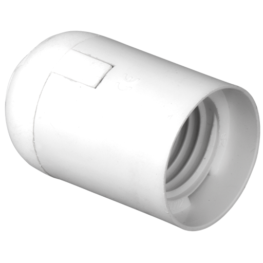 Plastfatning E27 - Hvit Plastfatning E27 - Hvit