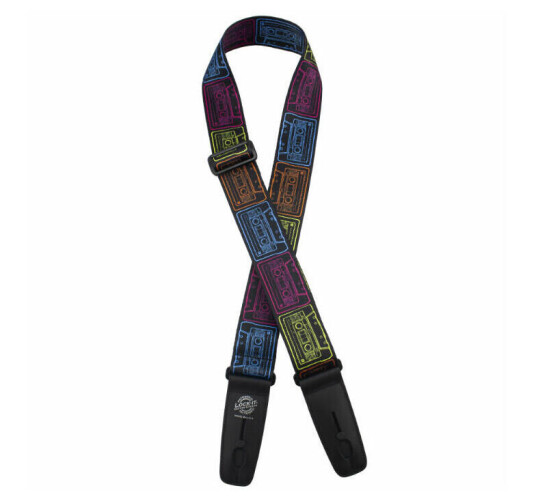 D'Andrea Lock-It Strap 2" Plush Poly Vivid Cassettes