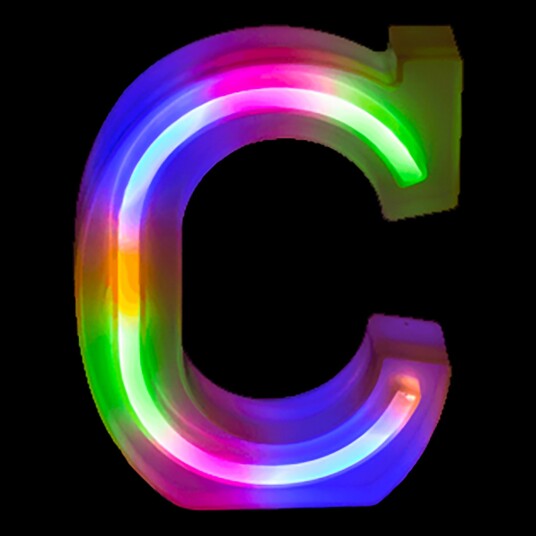 Out of the Blue LED Bokstav Neon - Bokstav C