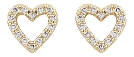 SNÖ Of Sweden Valentina Small Earrings Gold Clear Onesize