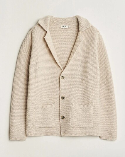 Altea Wool Cardigan Jacket Beige Altea Wool Cardigan Jacket Beige