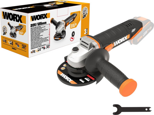 Worx Vinkelsliper WX803.9 20v
