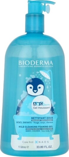 Bioderma ABCDerm Mild Cleansing Foaming Gel 1000 ml
