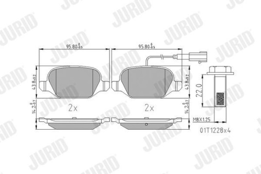 Bremseklosser JURID 573400J Bremseklosser JURID 573400J