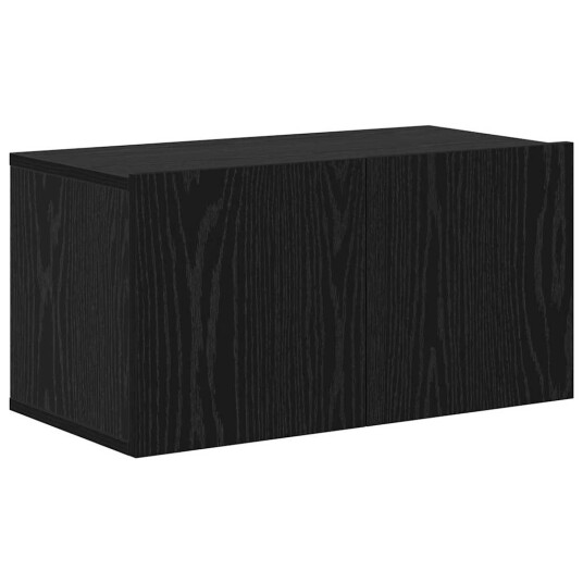 TV benksett 5 pcs Svart Eik Medium 80 x 30 x 30.5 cm TV benksett 5 pcs Svart Eik Medium 80 x 30 x 30.5 cm