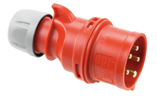 PC ELECTRIC CEE Plug 32A 5pin rd
