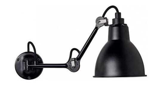 Lampe Gras 204 Vegglampe Svart