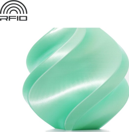 Bambu Lab PLA Silk+ Mint 13507 Med spole
