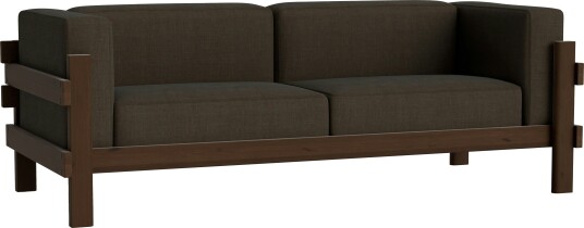 Kube 3 Seter Sofa Mørkebrun / Remix 356