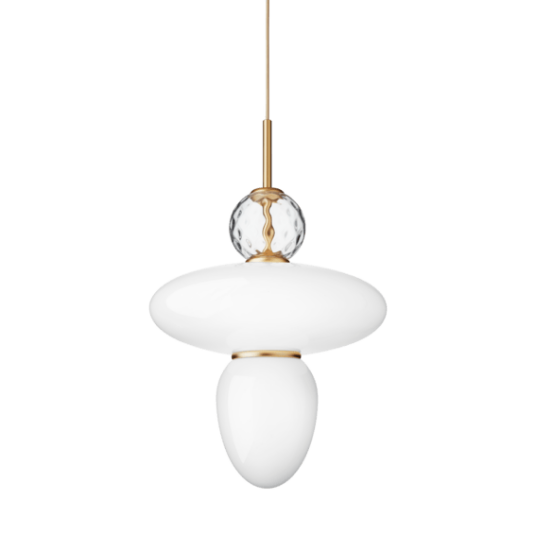 Nuura Rizzatto 43 Taklampe Opal/Messing