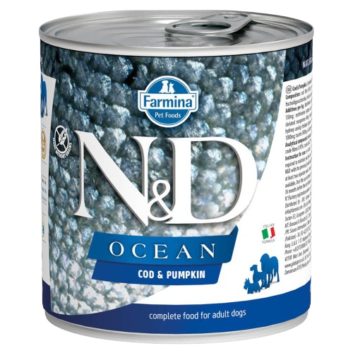 Farmina N&D Ocean Codfish & Pumpkin Våtfôr til Hund 6 x 285 g