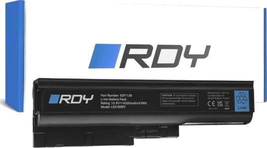 RDY Batteri 42T4504 42T4513 92P1138 92P1139 for Lenovo ThinkPad R60 R60e osv.