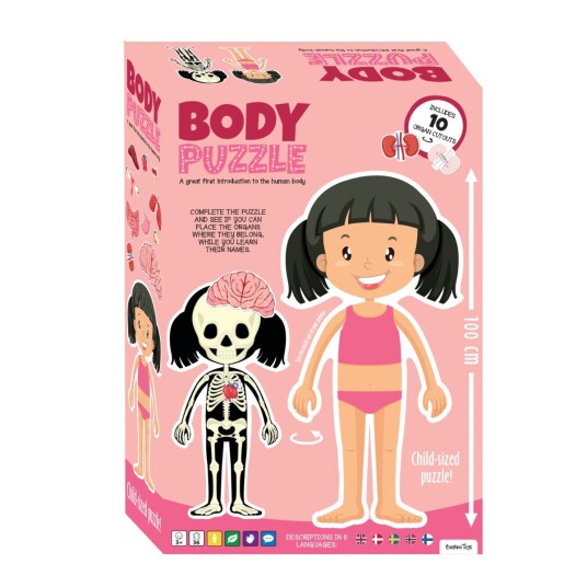Barbo Toys Body Puzzle - Girl Gulv Barbo Toys Body Puzzle - Girl Gulv