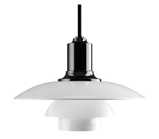 Louis Poulsen PH 2/1 Pendel Svart Metallisert Louis Poulsen PH 2/1 Pendel Svart Metallisert