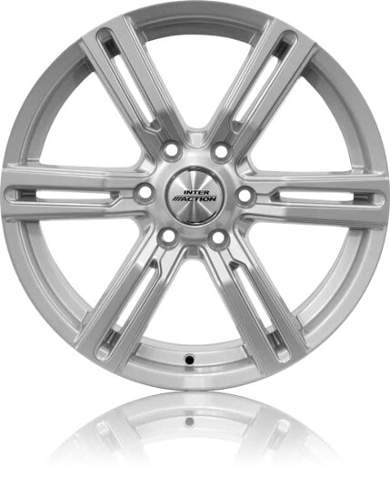 INTER ACTION KARGIN 6 Silver 7.5Jx17 6/139.7 ET25 B110.1 